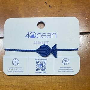 4Ocean Anklet. Funds a global ocean cleanup. NWT